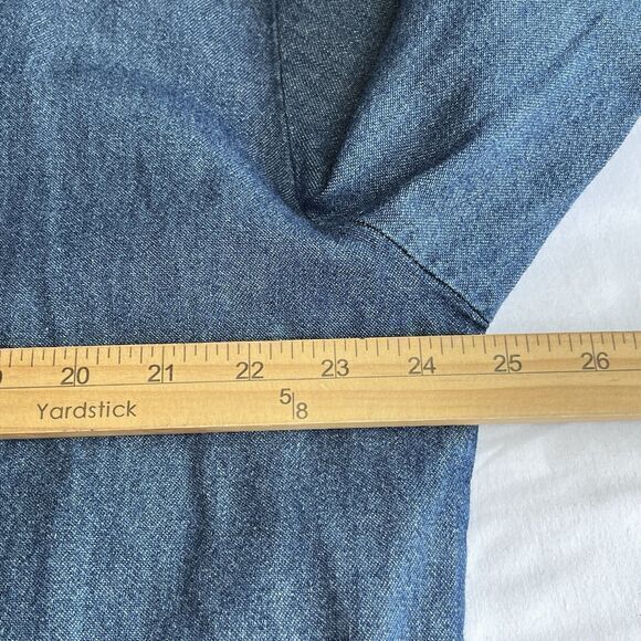 Teddi Women’s Vintage Denim Embroidered Jacket Size XL Mother Pearl Buttons - Picture 10 of 11